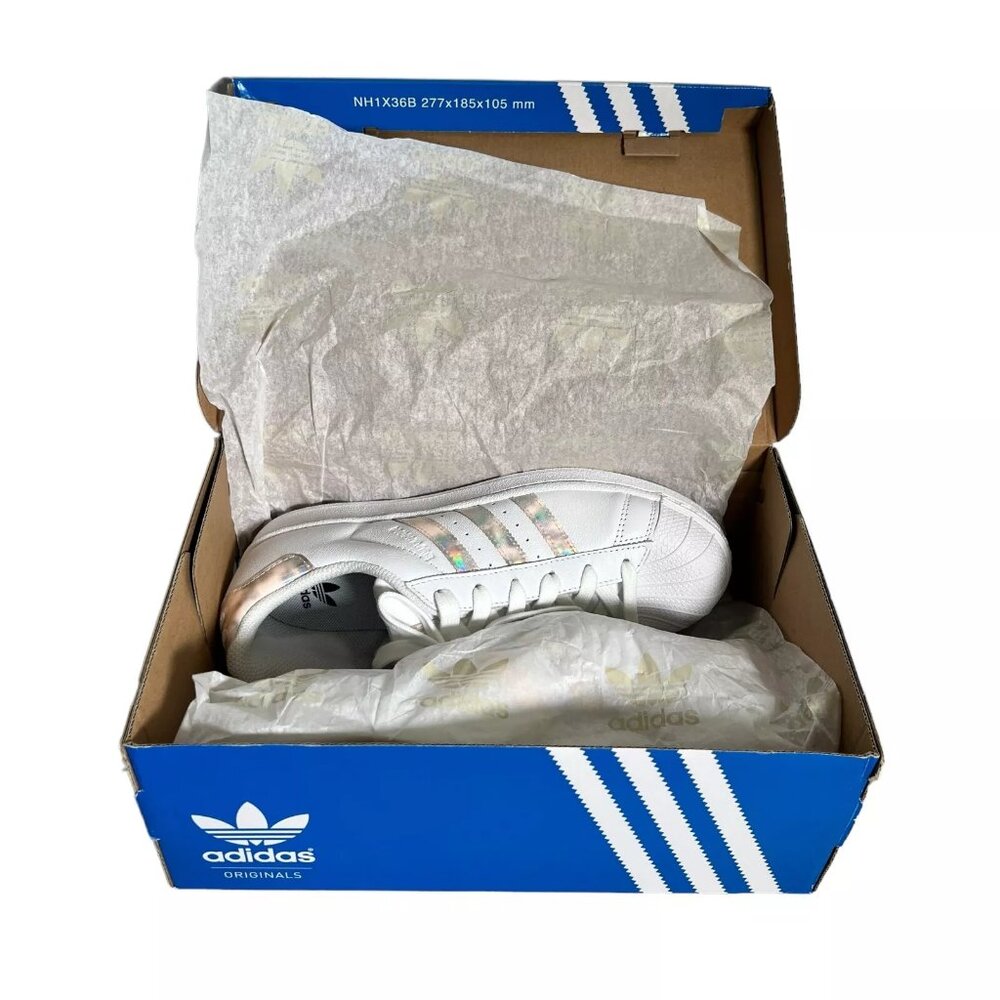 Adidas Superstar Women's Multicolor Lace-Up Sneaker Shoes Size 5.5 DB2963 - Picture 15 of 16